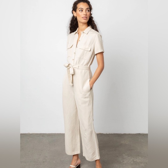 Rails Callie Linen Blend Jumpsuit size xs - Picture 1 of 7